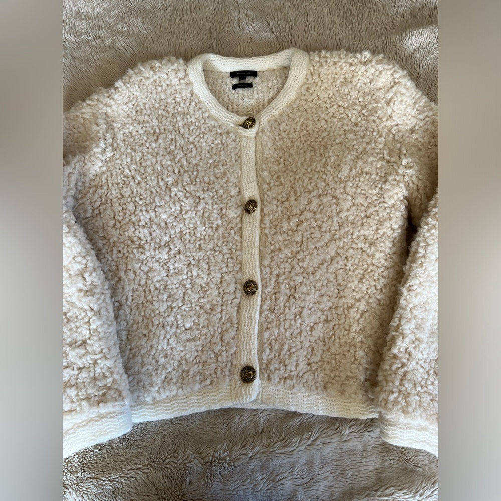 Massimo Dutti Fuzzy Cardigan